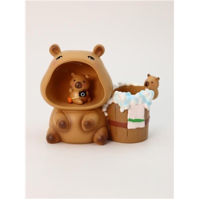 Ночник - подставка для канцелярских принадлежностей "Capycamera" (13.8 см)