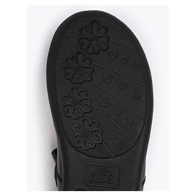 Kids’ Leather Flashing Light School Shoes (8 Small -1 Large)