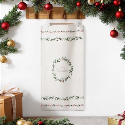 Полотенце новогоднее «Этель» «Merry Christmas» 40×73 см, 100% хлопок, саржа 190 г/м²