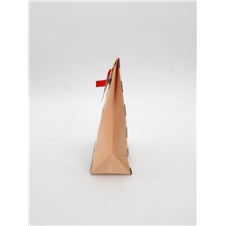 Пакет подарочный (XS) "Many stripes", red (12x6x16)