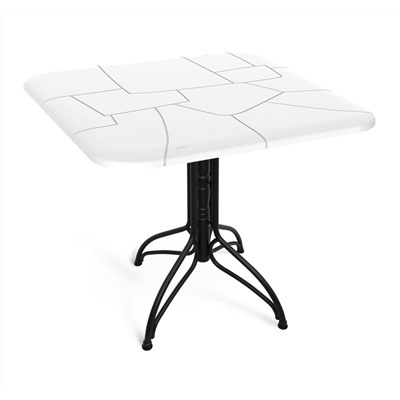 Пластиковая столешница SHT-TT30 83/83
                        белый