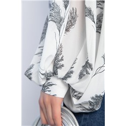 Блуза История любви (белая) Б13265-7М