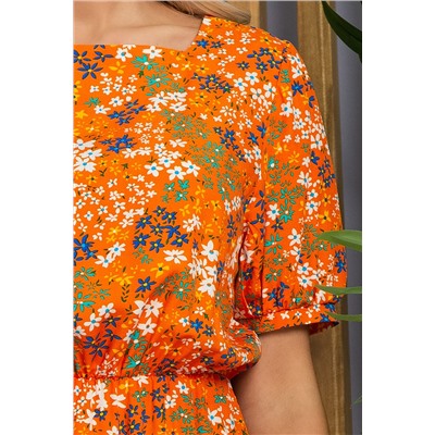 Платье Мирэль (оранжевое) П13204-35М