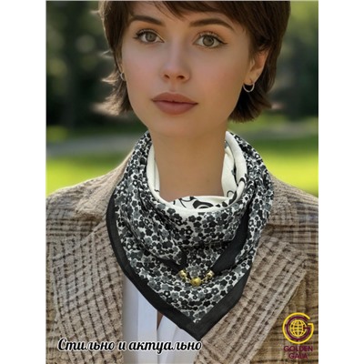 Платок на шею с украшением Артикул 2455/30