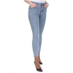 8029 BLUE Джинсы женские ADORNSKY (65% хлопок, 35% полиэстер)