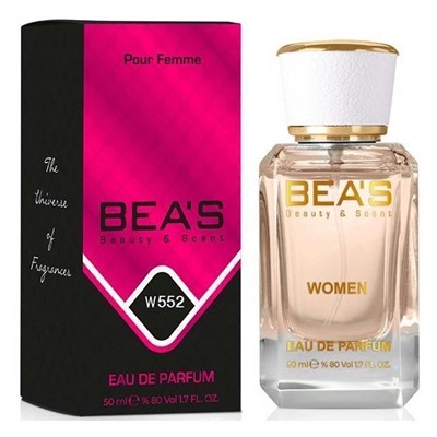 Beas W552 Carolina Herrera 212 Women edp 50 ml, Парфюм женский Beas W552 создан по мотивам аромата Carolina Herrera 212