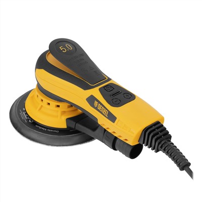 Машина шлифовальная орбитальная бесщет OS-150-BL, 350 Вт, 4000-10000 об/мин Denzel