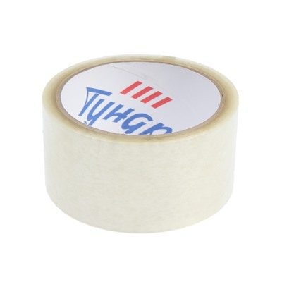 Лента клейкая ТУНДРА, прозрачная, 40 мкм, 48 мм × 45 м