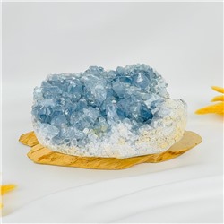 Радуга Самоцветов Друза Целестина на подставке