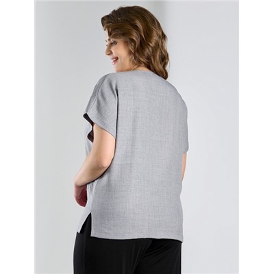 Женская блузка "Женский каприз-3" / серый