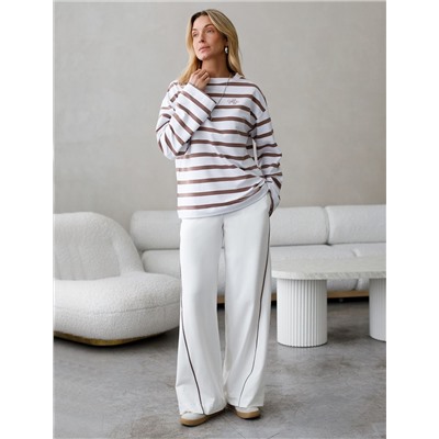 Свитшот  из тонкого премиального футера с эластаном