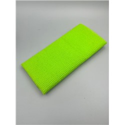 Bath Towel Мочалка-полотенце для душа с пилинг-эффектом / Nylon Long Exfoliating Towel, жесткая, зелёный