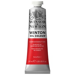 Краска масляная художественная Winsor&Newton "Winton", 37мл, туба, кадмий алый