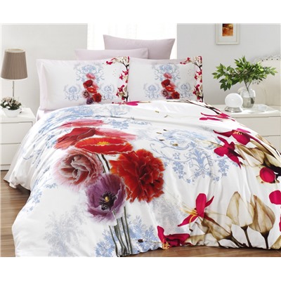 2 сп. Евро Постельное белье Сатин First Choice 3D Saten Cotton Collection