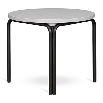 Столик кофейный Ror, Ø50 см, черный/серый