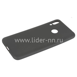 Задняя панель для Huawei Honor  8C Силикон матовый (черная)