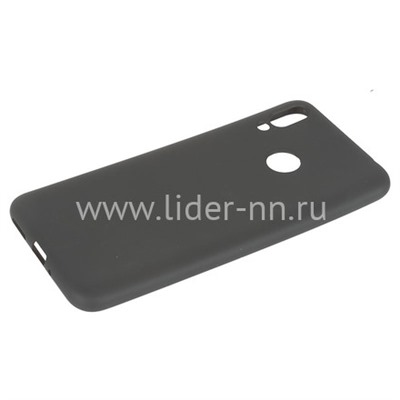 Задняя панель для Huawei Honor  8C Силикон матовый (черная)