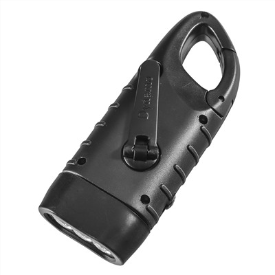 Фонарь с динамо-машиной и солнечной батареей на постапокалипсис Dynamo Solar Tac Flashlight Black - обеспечит вас постоянным источником света мощностью в 100 Lm даже при условии полного отсутствия электричества и батареек! Мастхэв в вашем тревожном рюкзаке (№28)