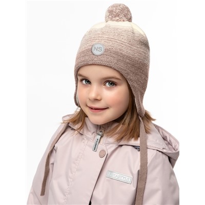 Шапка для девочки NIKASTYLE 11м10225 Молоко Какао