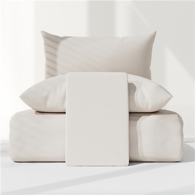 Постельное бельё LoveLife 1,5сп Ivory 143х215см, 150х225см, 50х70см-2шт, 100%хлопок, сатин, 125г/м²