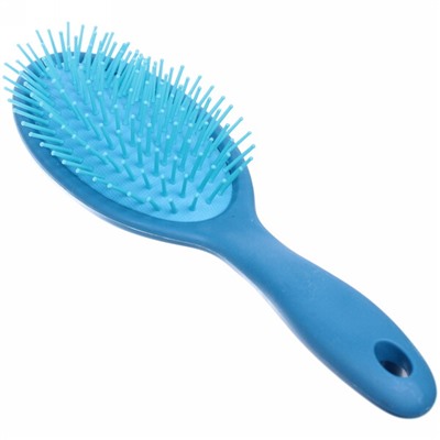 Расческа массажная "Lady Brush", форма овальная, цвет синий, 22,5*7см (блистер Ultramarine)