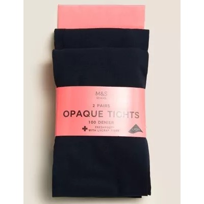 2pk of 100 Denier Tights