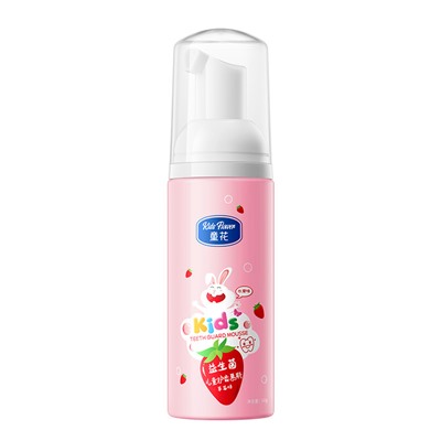 Детский мусс для защиты зубов со вкусом клубники Kids Flowe, 60 гр