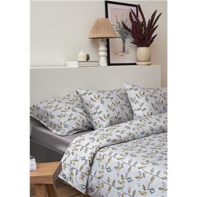 Набор наволочек "Ягоды тайги" из премиального сатина из коллекции Russian North, 50х70 см