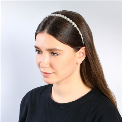 Ободок для волос «Goodgirl» жемчужный