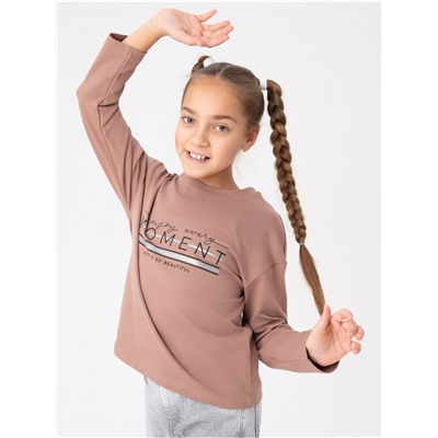 Лонгслив детский "Момент" кофе