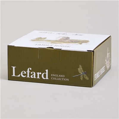 БУЛЬОННИЦА С БЛЮДЦЕМ LEFARD "FAMILY HOUSE" 250 МЛ 15*6 СМ (КОР=16НАБ.)