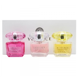 Подарочный набор Versace Crystal 3 x 30 ml (bright, absolu, yellow)