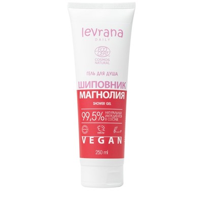 LEVRANA DAILY Гель для душа ШИПОВНИК и МАГНОЛИЯ 250 мл