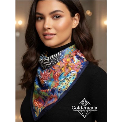 Платок шелковый Люкс "Миледи" Арт 2427/4