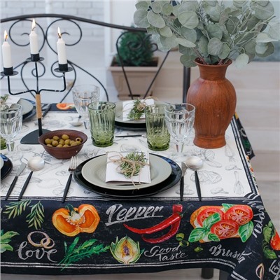 Скатерть "Этель" Delicious Fresh 149х180см, 100% хлопок, саржа 190 г/м2