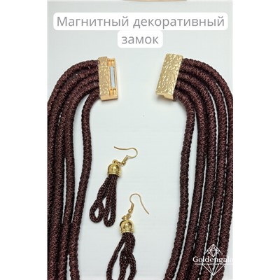 Набор бижутерии колье трансформер и серьги П5/007