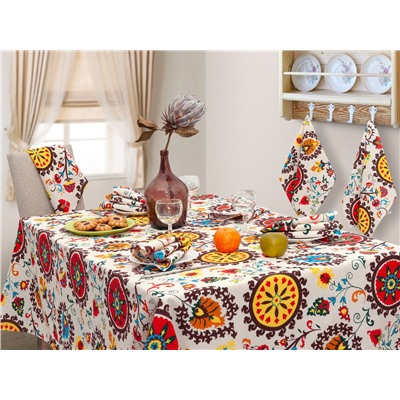 Скатерть двунитка №142 Мозаика