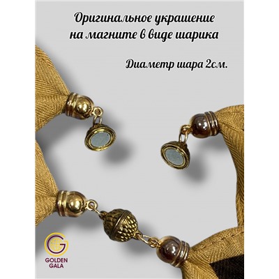 Платок на шею с украшением Артикул 2455/21