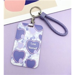 Футляр для карт "Love yourself", purple