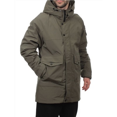 8897 GREEN Куртка мужская зимняя облегченная (130 гр. холлофайбер)