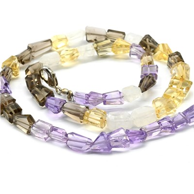 Бусы из Самоцветов огранка, 47см, 33г