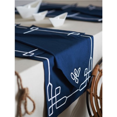 Салфетка сервировочная Navy story из коллекции Sea treasures, 45х45 см
