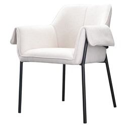 Стул Aline, шенилл, молочный