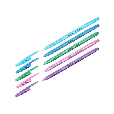 Ручка шариковая Berlingo "Tribase Pastel" синяя, 0,7мм