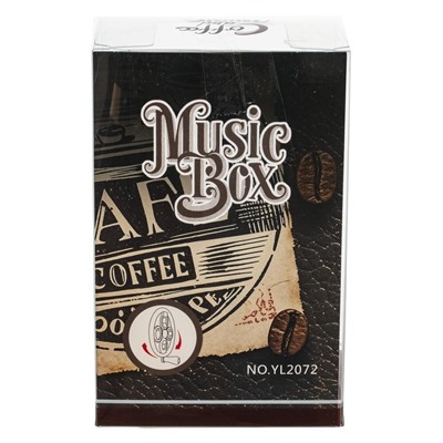 Изделие декоративное "Кофемолка" (музык.), L10,5 W10 H16 см