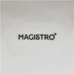 Салатник Magistro «Рыбка», 1 л, 26.5×15×8.5 см, фарфор, белый