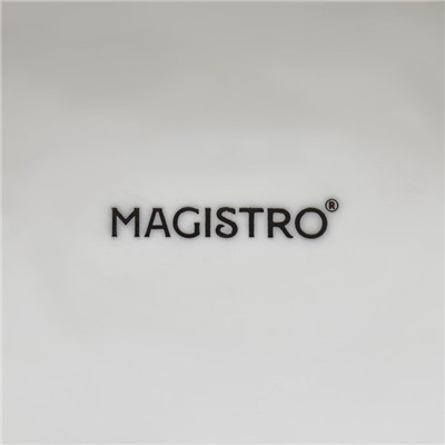 Салатник Magistro «Рыбка», 1 л, 26.5×15×8.5 см, фарфор, белый