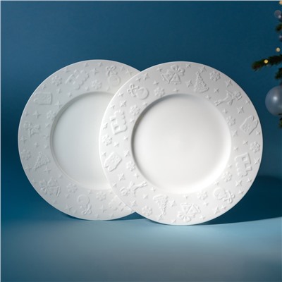 НАБОР ТАРЕЛОК ЗАКУСОЧНЫХ LEFARD "NUTCRACKER" 2 ШТ. 21,5 СМ (КОР=16НАБ.)