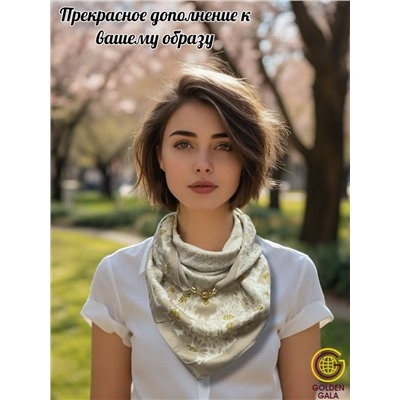 Платок на шею с украшением Артикул 2455/17