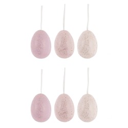 Набор из 6-ти изделий декоративных подвесных "Яйцо" (5,5*8), L20 W5 H25 см